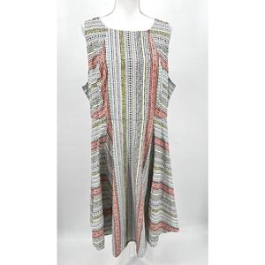 Torrid Insider Collection Fit & Flare Dress Women’s Size 20 Keyhole Back Stripe